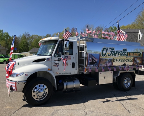 O'Farrell Energy truck at community event